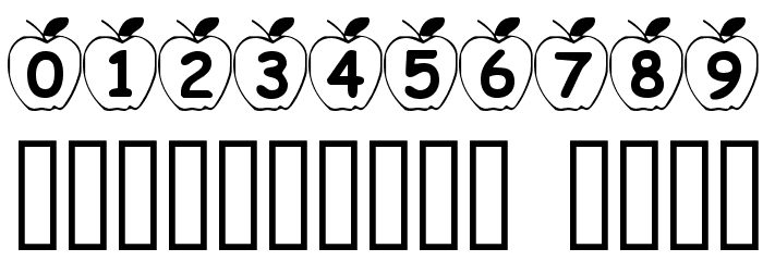 Summers Apples Font OTHER CHARS