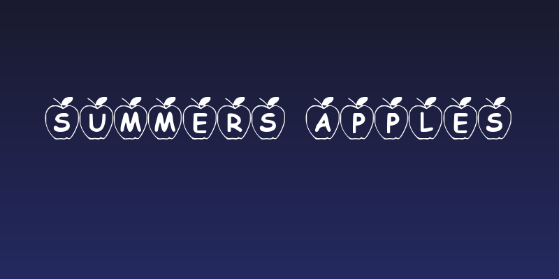 Summers Apples Social Header