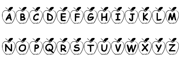 Summers Apples Font LOWERCASE