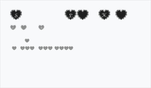 Summer's LaceHearts Business Card