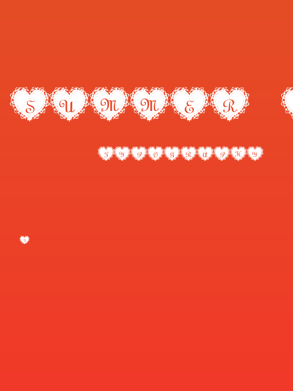 Summer's LaceHearts Poster