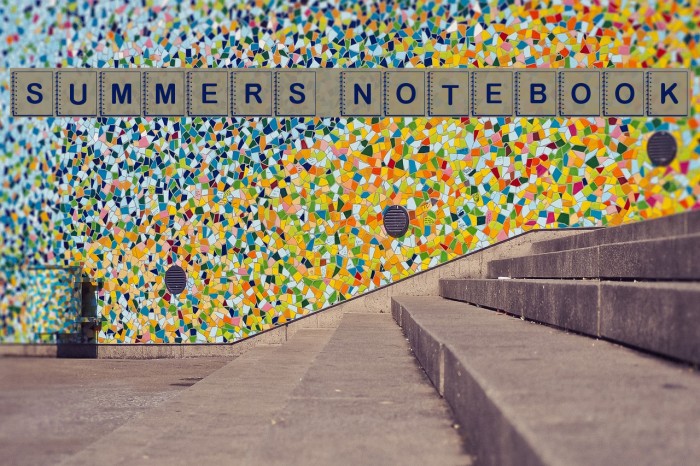 Summers Notebook Font examples