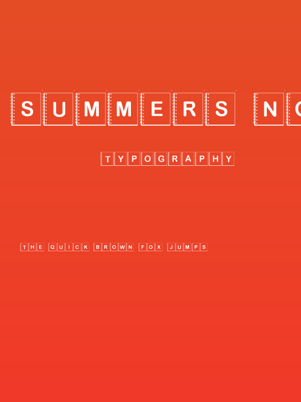 Summers Notebook Poster