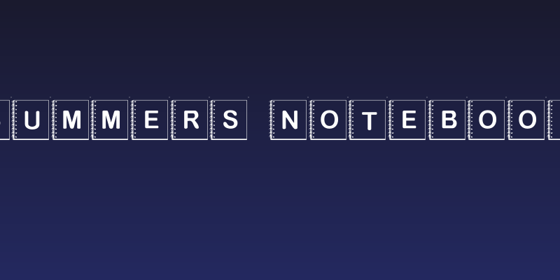 Summers Notebook Social Header
