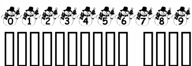 Summers Snowman Caratteri ALTRI CARATTERI