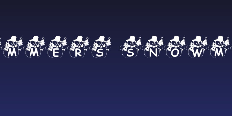 Summers Snowman Social Header