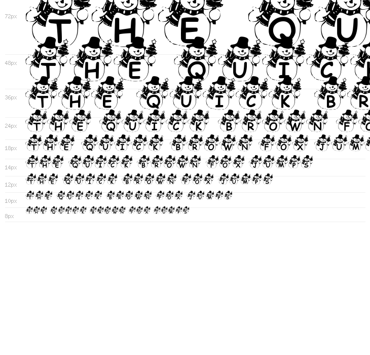 Summers Snowman Waterfall