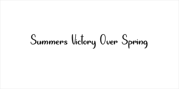 Summers Victory Over Spring Logo