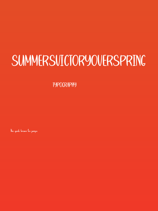 SummersVictoryOverSpring Poster