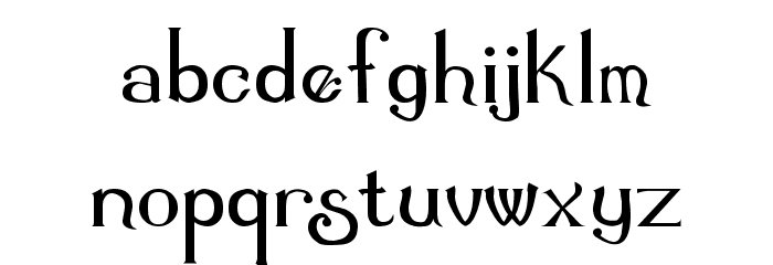 Summertime Font LOWERCASE