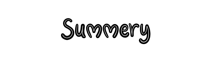Summery  नि: शुल्क फ़ॉन्ट्स डाउनलोड