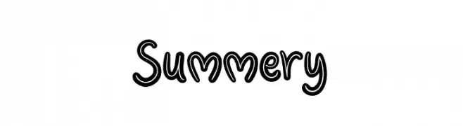 Summery  Fuentes Gratis Descargar