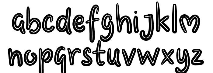 Summery Font LOWERCASE