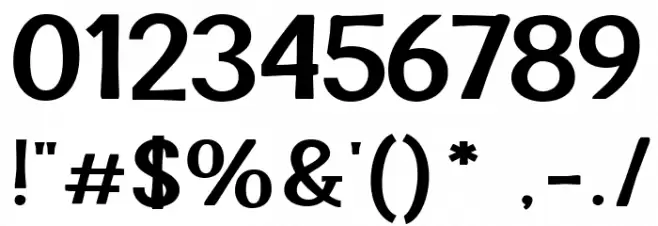 Summit Attack Regular Font OTHER CHARS