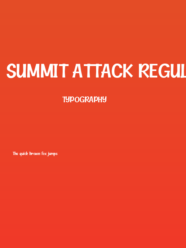 Summit Attack Regular Poster