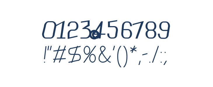 SummitSans Other Characters