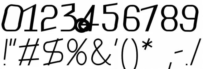 SummitSans Font OTHER CHARS