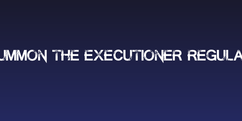 Summon the Executioner Regular Social Header