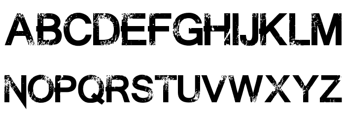 Summon the Executioner Regular Font LOWERCASE