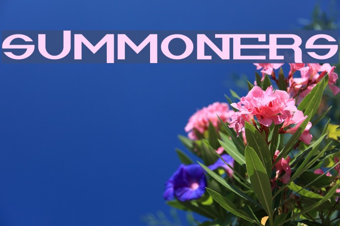 Summoners Font examples