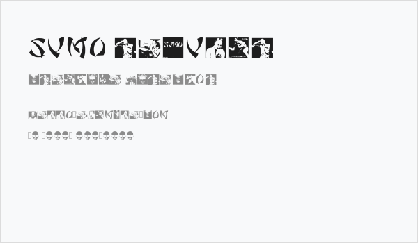 Sumo Regular Business Card