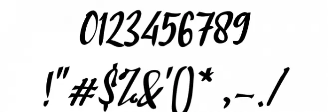 Sumpah Masih Muda_1 Font OTHER CHARS