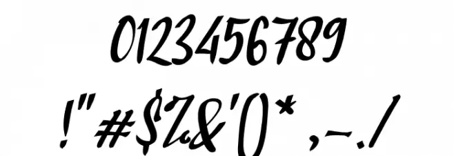 Sumpah Masih Muda_1 Font OTHER CHARS