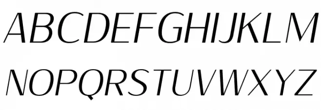 Sumptuous-LightItalic Polices MAJUSCULES