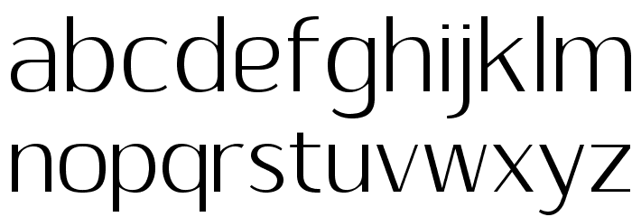Sumptuous-Light Font LOWERCASE