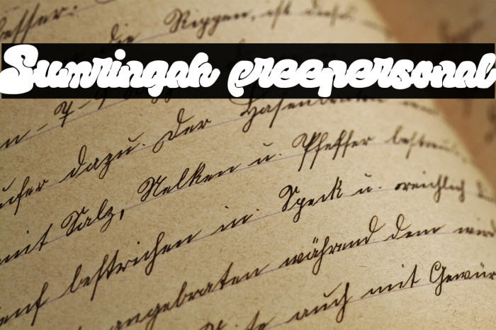 Sumringah freepersonal Example 1