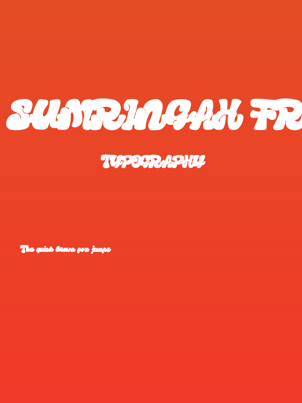 Sumringah freepersonal Poster