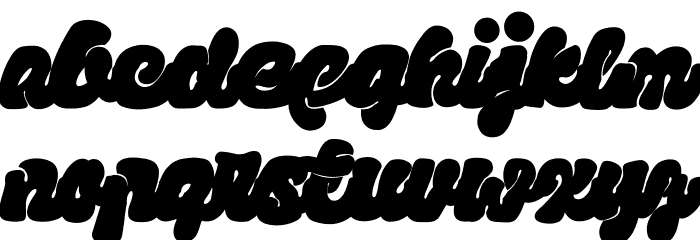 Sumringah freepersonal Font LOWERCASE