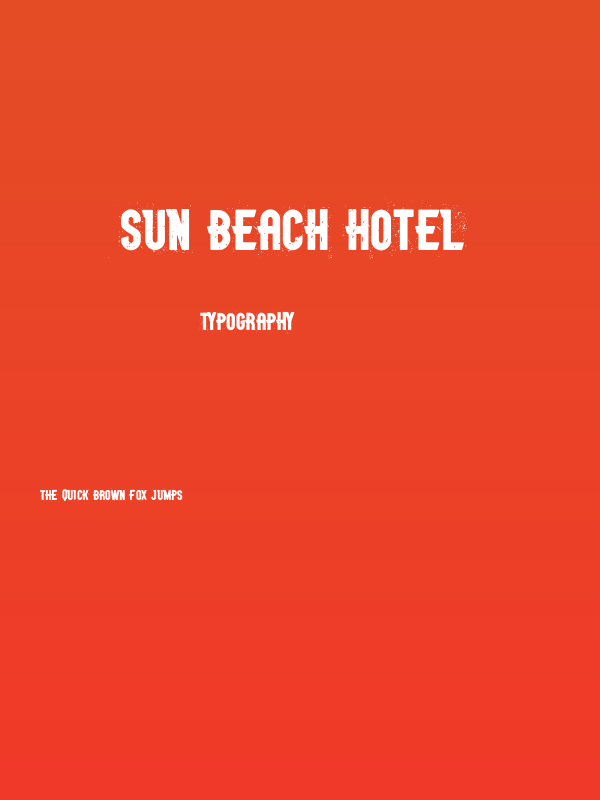 Sun Beach Hotel Poster