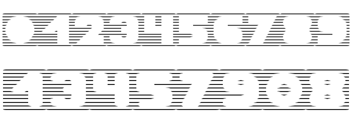 Sun Blinds Regular Font OTHER CHARS