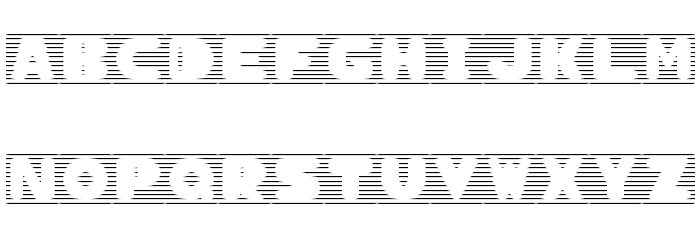Sun Blinds Regular Font LOWERCASE