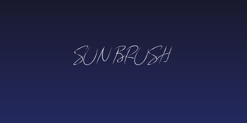 Sun Brush Social Header