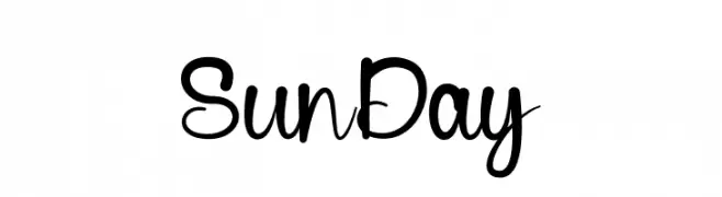 Sun Day  Frei Schriftart Herunterladen
