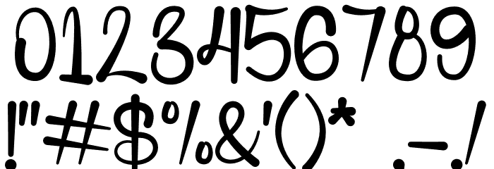 Sun Day Font OTHER CHARS