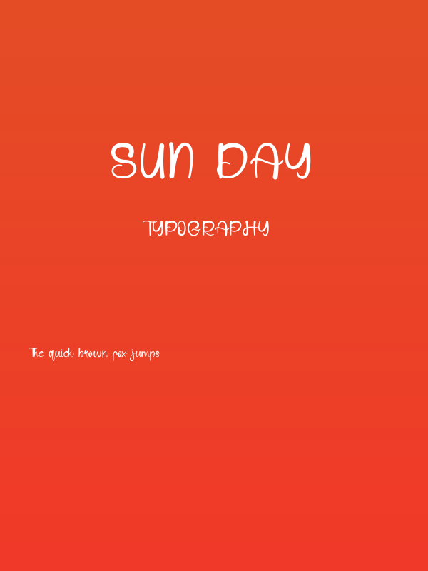 Sun Day Poster