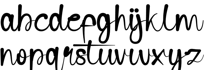 Sun Day Font LOWERCASE