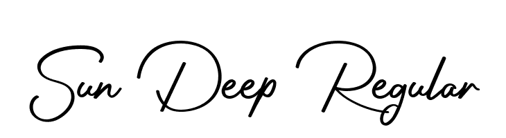 Sun Deep Regular  Frei Schriftart Herunterladen