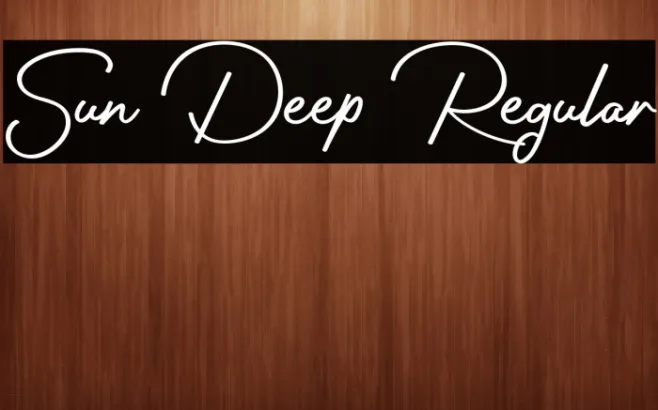 Sun Deep Regular Example 2