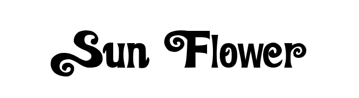 Sun Flower フォント