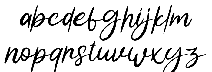 Sun Pride - Personal Use Font LOWERCASE