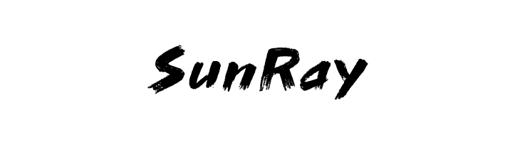 Sun Ray  font caratteri gratis