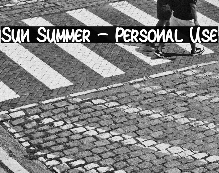 Sun Summer - Personal Use Example 1