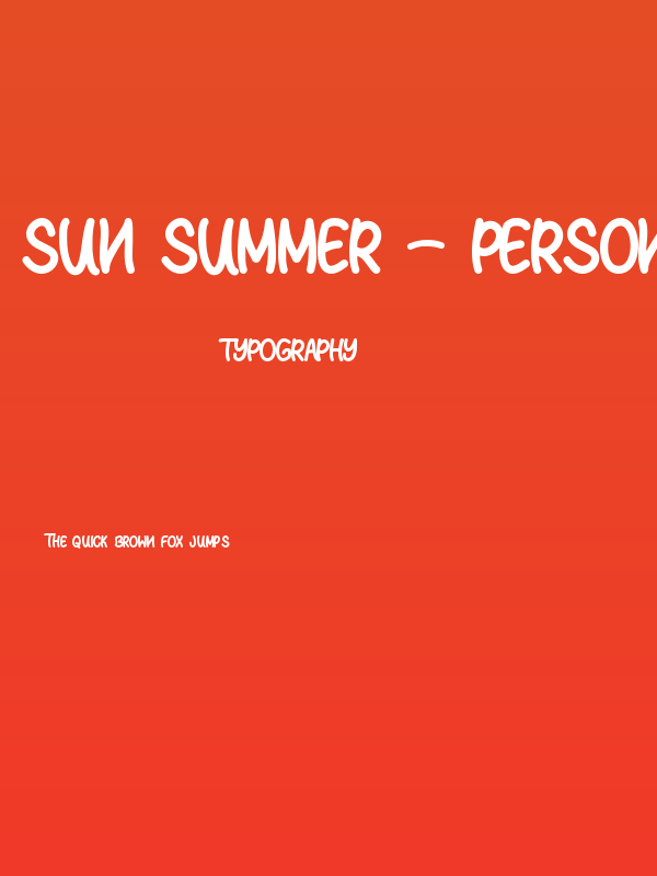 Sun Summer - Personal Use Poster
