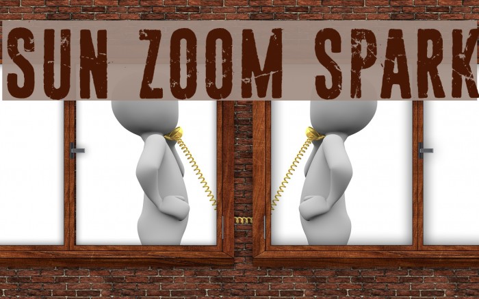 Sun zoom spark フォント examples