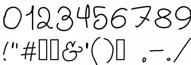 Sun Font OTHER CHARS