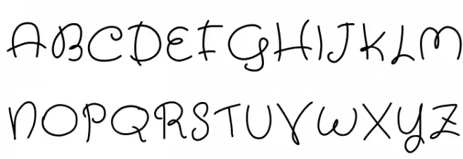 Sun フォント 大文字